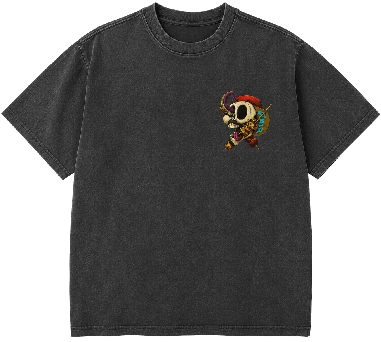 Camiseta negra L'Inici, pecho